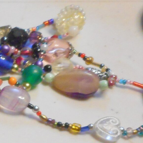 HandCrafted Necklace about 30"  ...… variety of colors - Picture 6 of 7